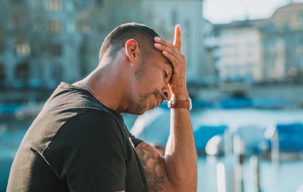 A Person With Mental Health Issues